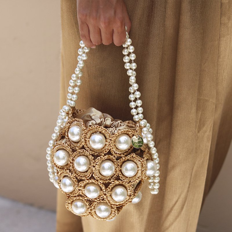 Gold pearl bag online