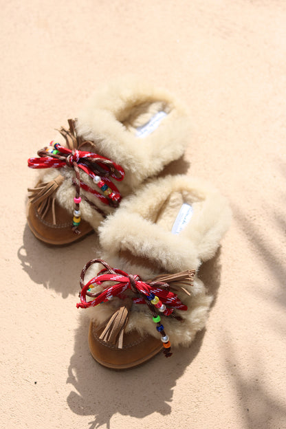 LOLA, SHEARLING LOAFERS