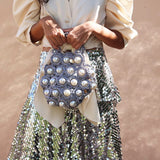 HANA, silver bag