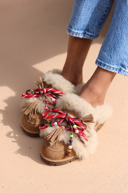 LOLA, the shearling loafers