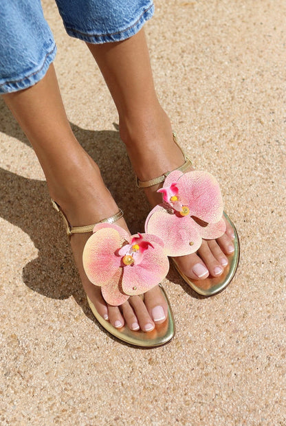 CONSTANCE, flower sandals