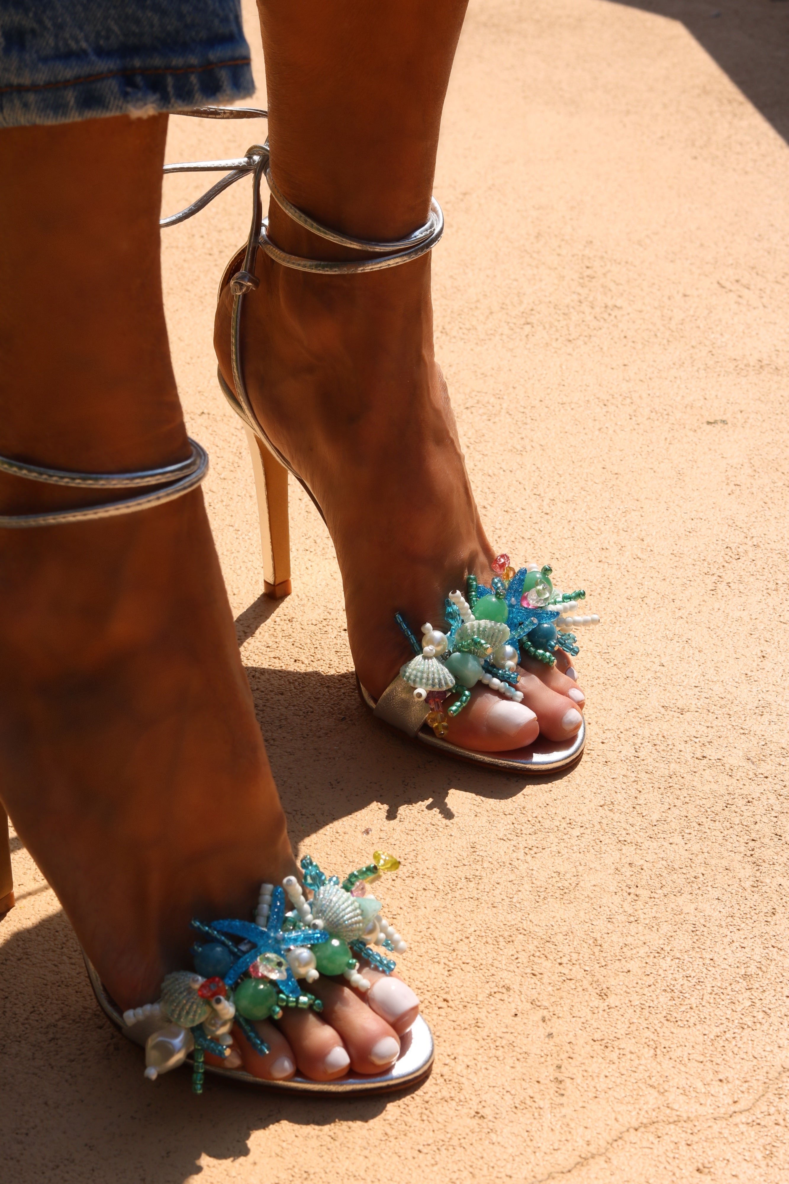 AQUAMARINE, heels