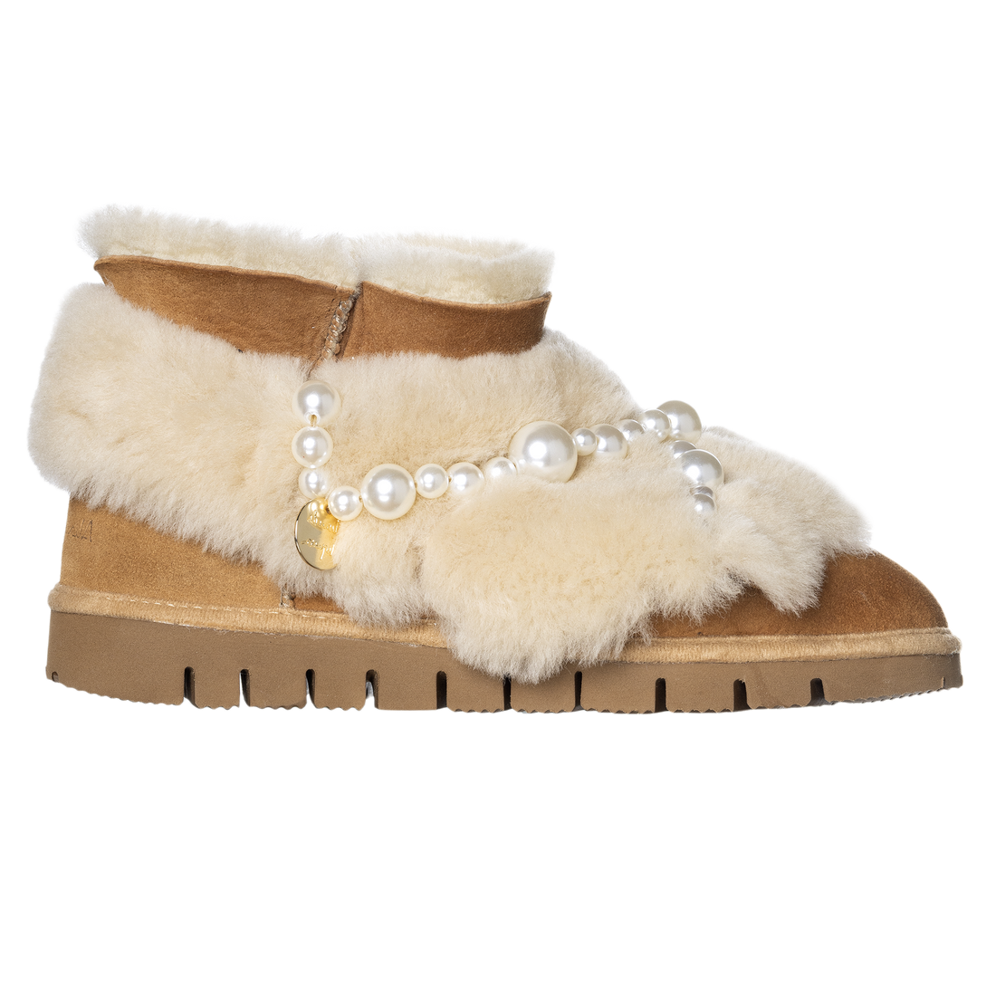 TATA PEARLS, the shearling booties