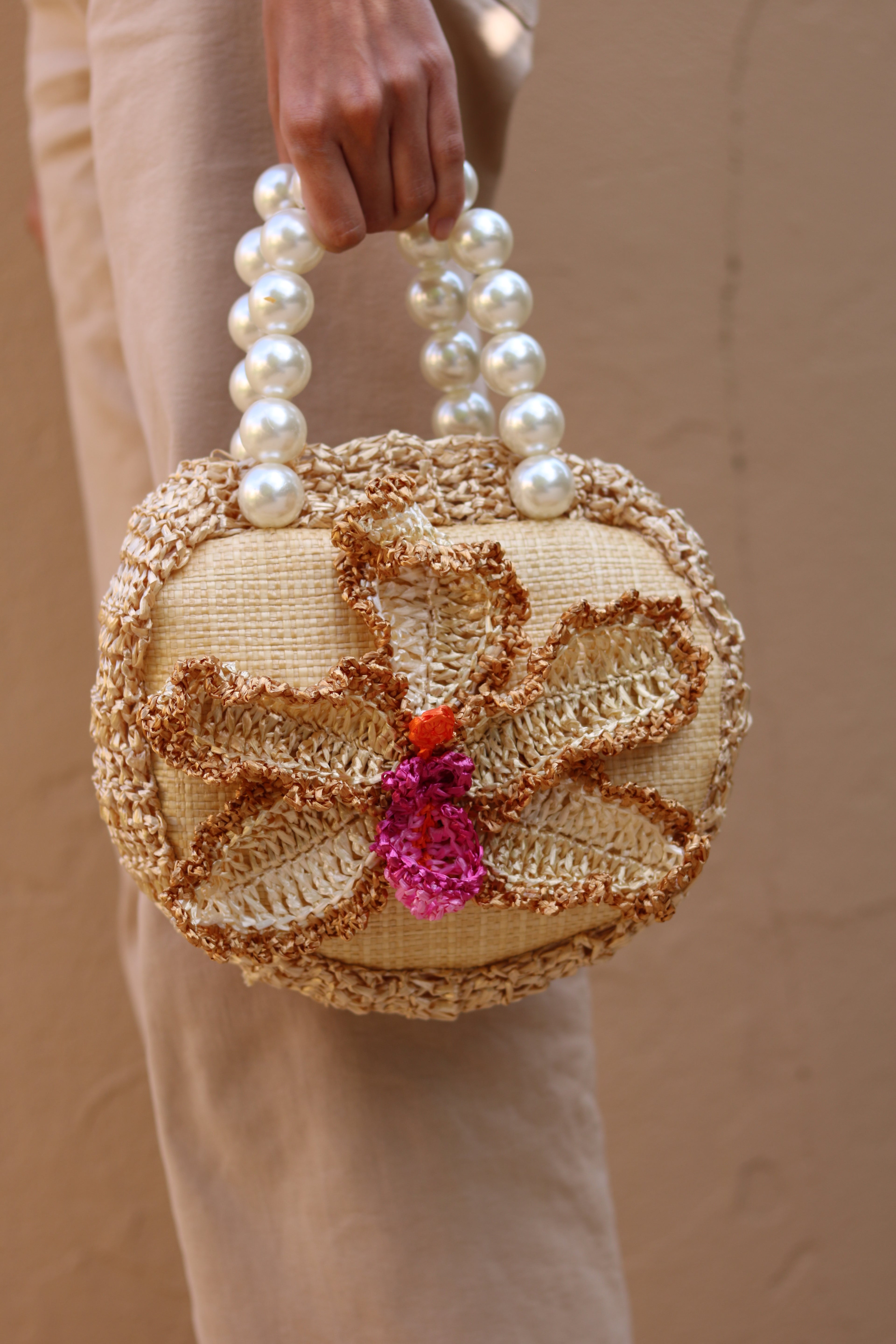 ORCHID, crochet bag