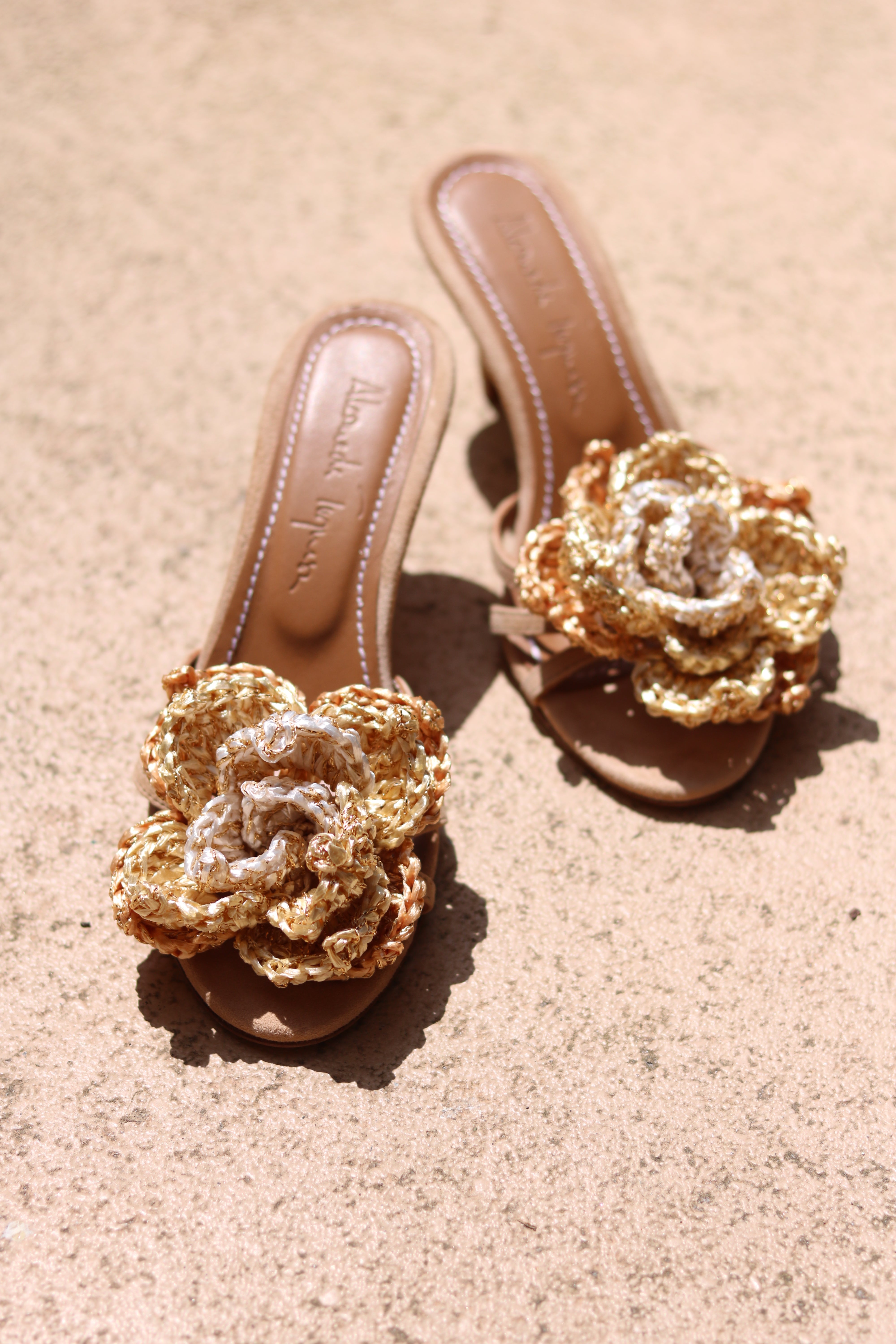 Botanica Heeled Mules · Handcrafted in Portugal | Alameda Turquesa