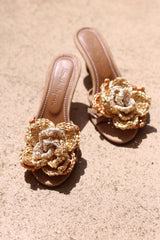 Rose Vanilla Crochet, Mules