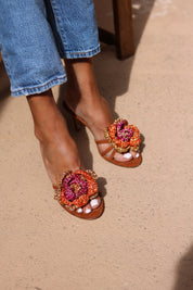 Rose Sunset Crochet, Mules