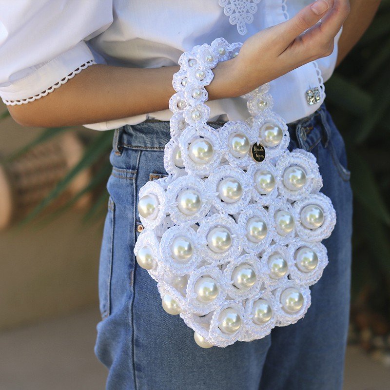 alameda turquesa HANA WHITE BAG