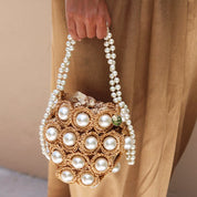 MINI HANA, gold bag