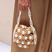 MINI HANA, gold bag
