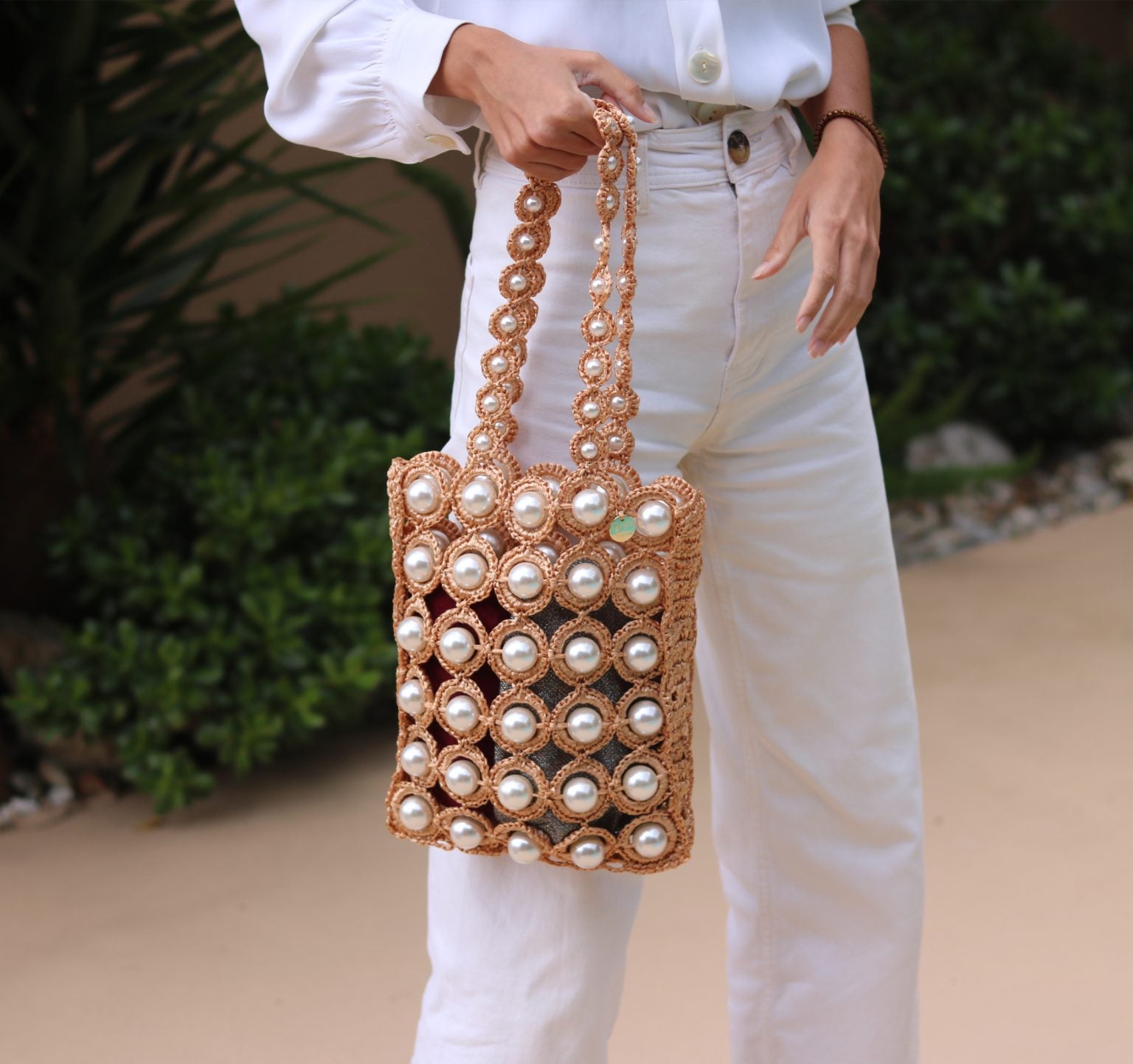 HANA TOTE, gold